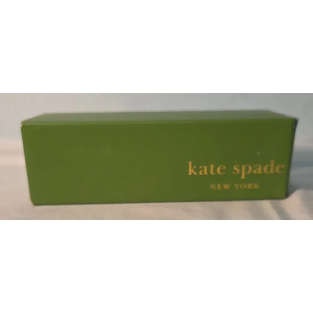 Kate Spade New York Hampton Street Platinum Crystal Bud Vase 7.5”